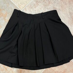 Mango Classic Black A-Line Skirt